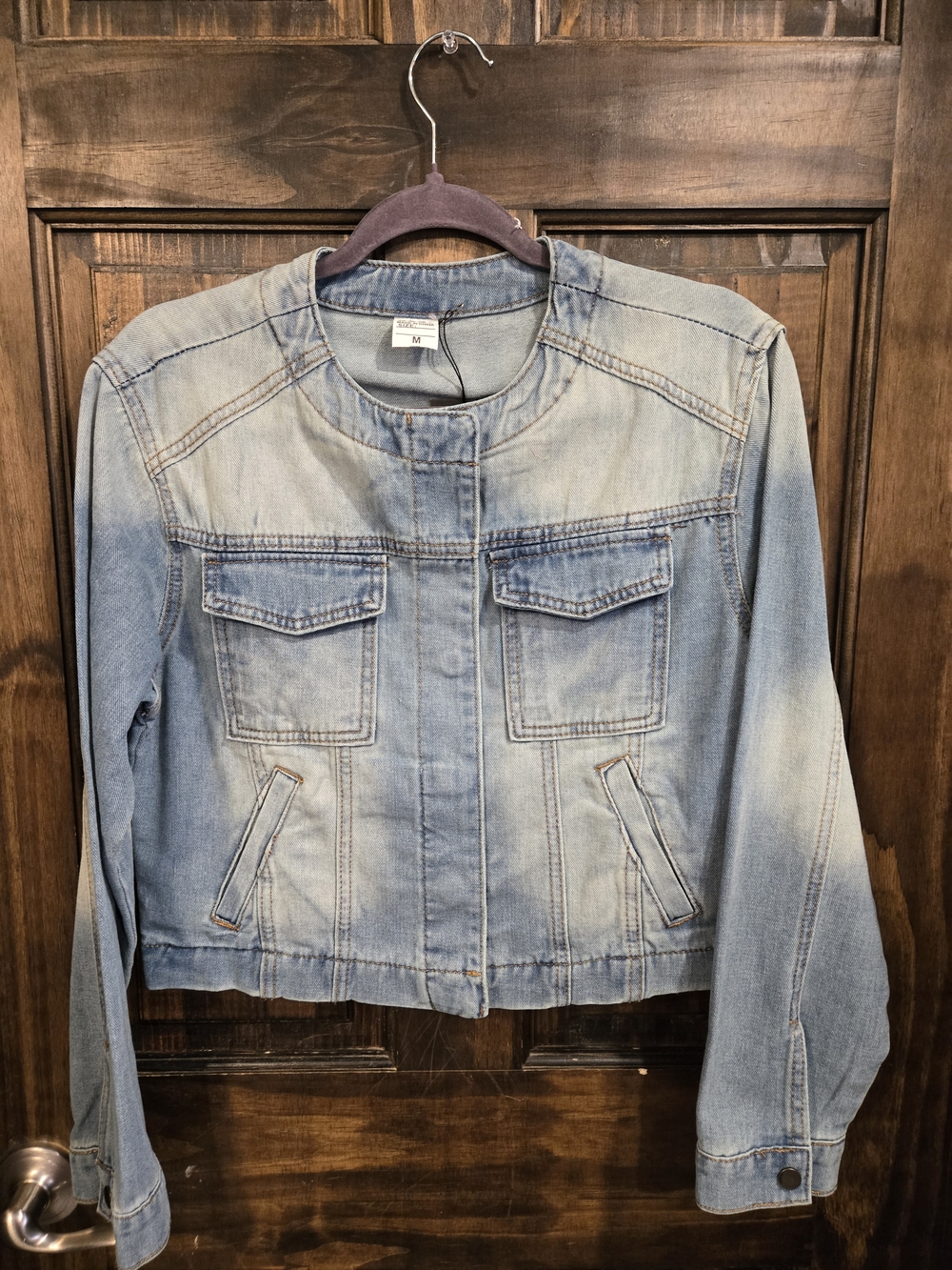 Light Blue Denim Jacket - Women